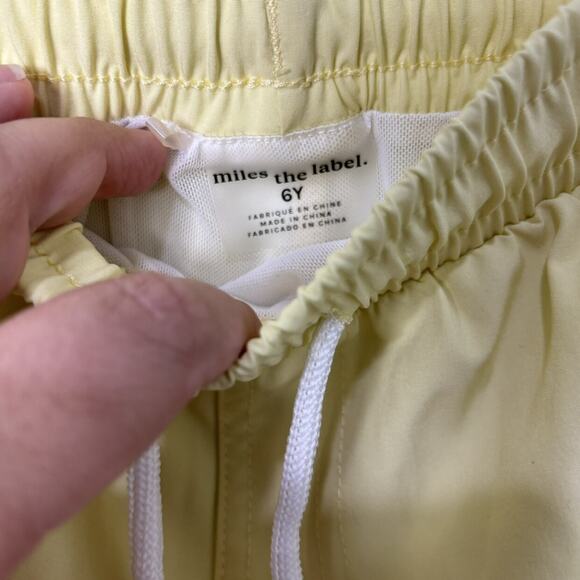 Miles The Label Yellow Swim Shorts - Picture 3 of 4